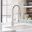 Rivana Semi-Pro Pull-Down Dual-Spray Kitchen Faucet-1918724722