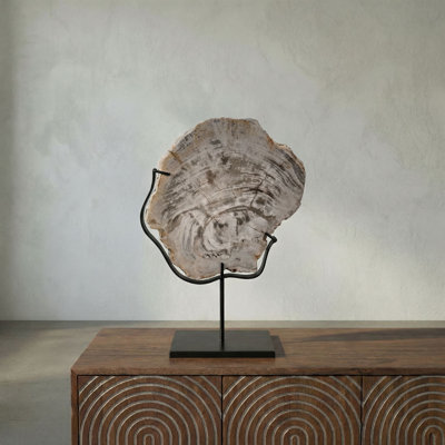Sculpture fossile avec support