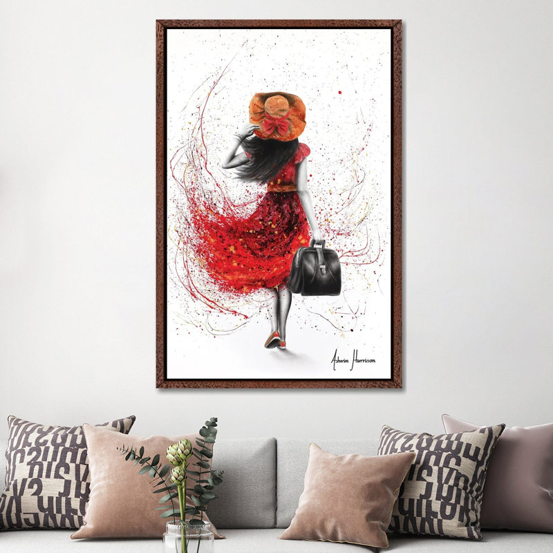 Roaming Ramona by Ashvin Harrison - Print on Canvas, Classic Brown Wood Framed, 152.5 cm H x 101.5 cm W
