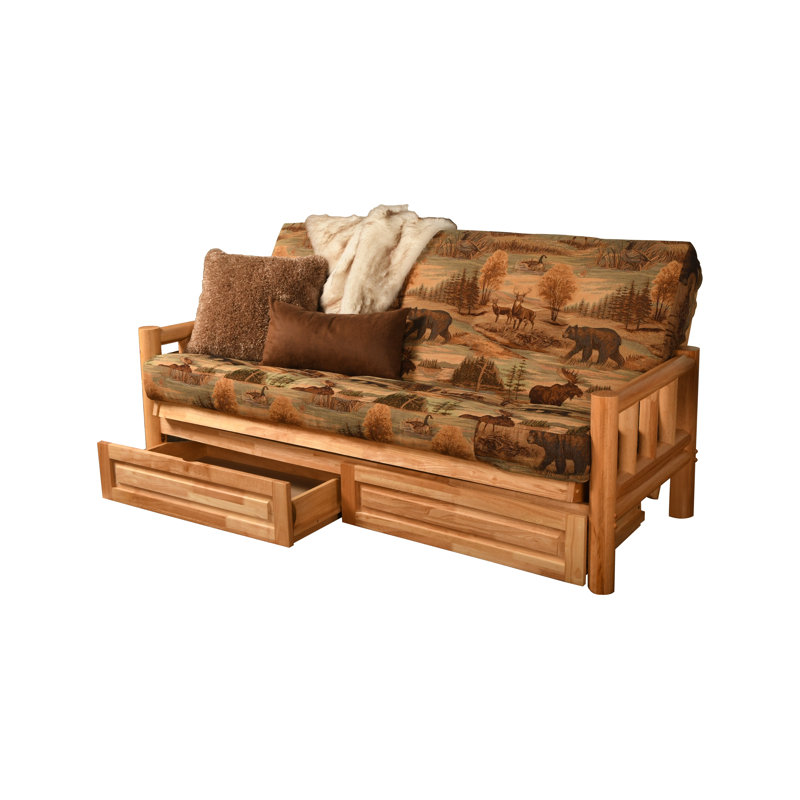Futon complet avec matelas et rangement avec rangement Stratford, Canadien