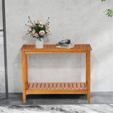 Console polyvalente en bois pour divers espaces, rehaussant fonctionnalité et style