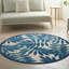 Tapis bleu marine intérieur / extérieur Eaglin-197880704