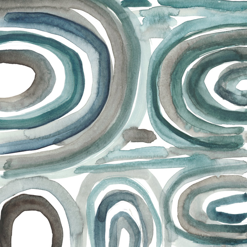 Freshwater Tide V by Chariklia Zarris - Wrapped Canvas Painting, 51cm H x 51cm W