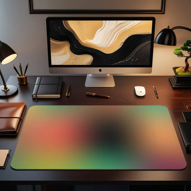 Polyester Desk Pad, 31.5x15.5