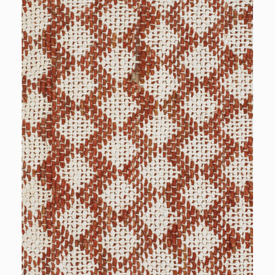 Tapis brun/blanc