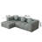 Boneless 2 - Piece Free Combination Sectional-No Assembly Required Sofa-1457370210-1457370206