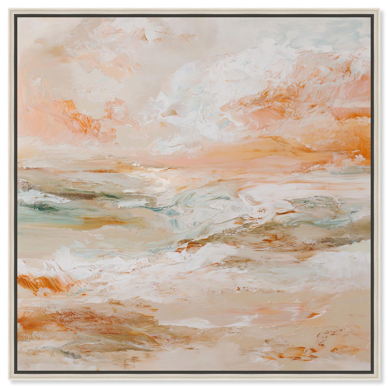 «Misty Flats Green Decor», reproduction d'art sur toile par Art Remedy, H 24 po x l 24 po, Toile tendue avec châssis