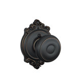Georgian Knob with Brookshire Trim Non-Turning Lock
