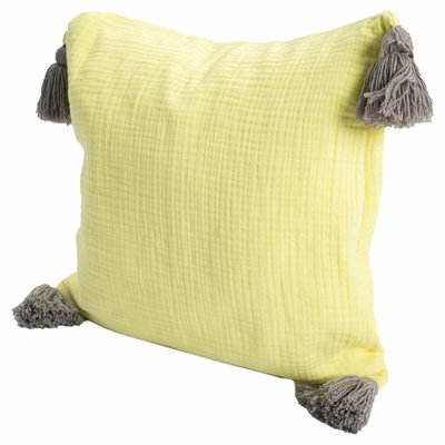 20" X 20" 100% Cotton Zippered Pillow