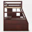 Lit mezzanine avec rangement et escalier Heiki-124128121-69125969