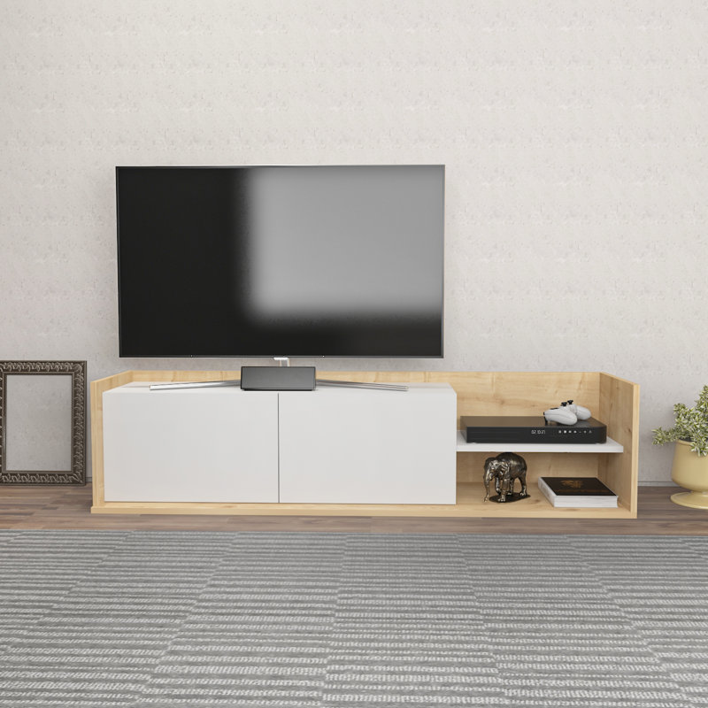 Danyiel TV Stand for TVs up to 48", Oak/White