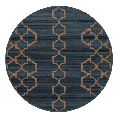 Machine Washable Trellis Gray Area Rug