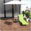 Chaise longue pliante Outsunny avec dossier inclinable, siège en filet respirant et appui-tête pour la détente et la portabilité à l'extérieur-742149446