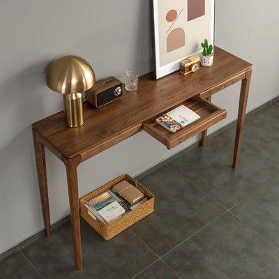 Console brune de style nordique moderne