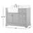Pardue 42'' Single Bathroom Vanity with Marble Top-1327578828