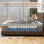 Matelas hybride rafraîchissant 12 po - Mousse à mémoire de forme et ressorts ensachés, respirant, isolant, certifié Certipur-US-1754013061