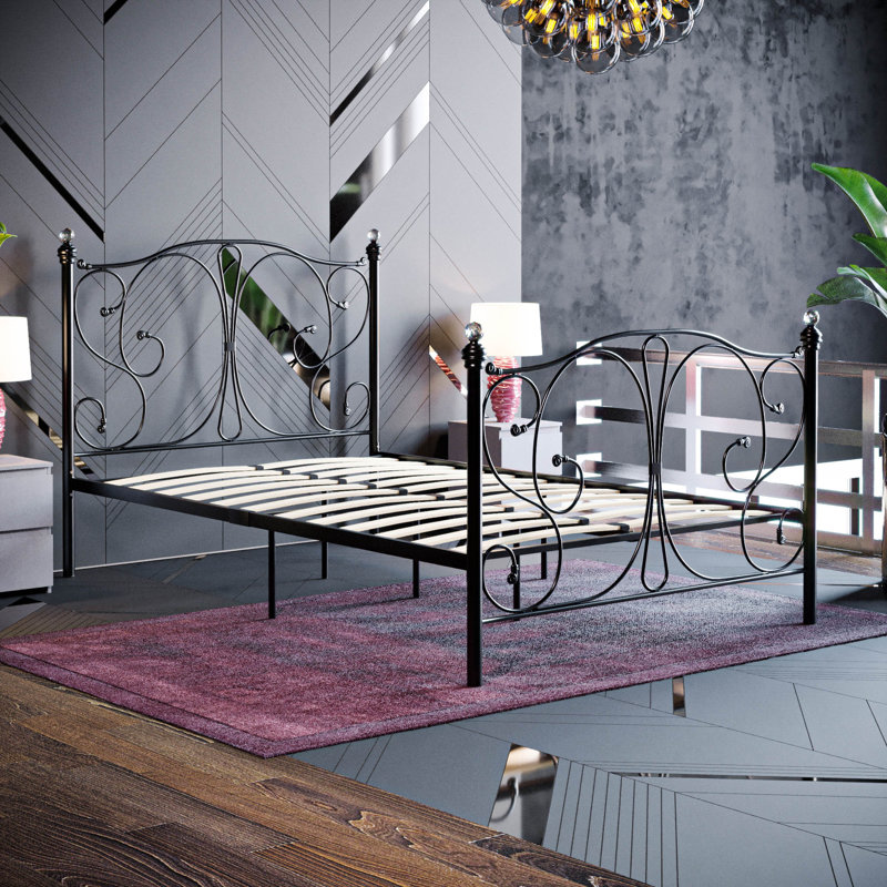 Blount Bed, Black, Small Double (4')