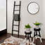 Rustic 6ft Tall Blanket Ladder, Decorative Freestanding Ladder For Storage - 19" x 2" x 76"-1110151853