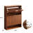 Walnut Shoe Storage Cabinet