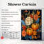 Rideau de douche standard 1 pièce Elegant Pumpkin Floral-100722391