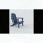Chaise Adirondack pliante en PEHD avec porte-gobelet - Bleu marine-196953235