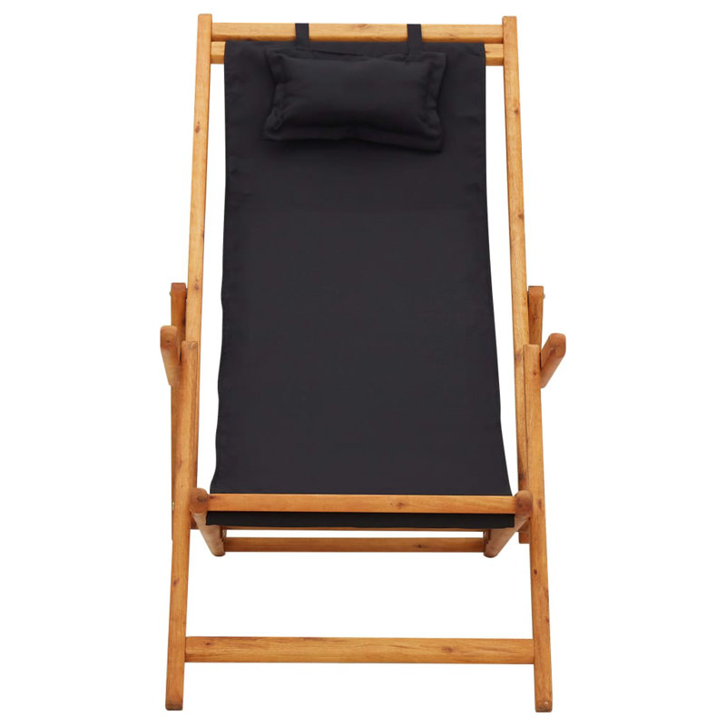 Chaise longue Behtzy, Noir
