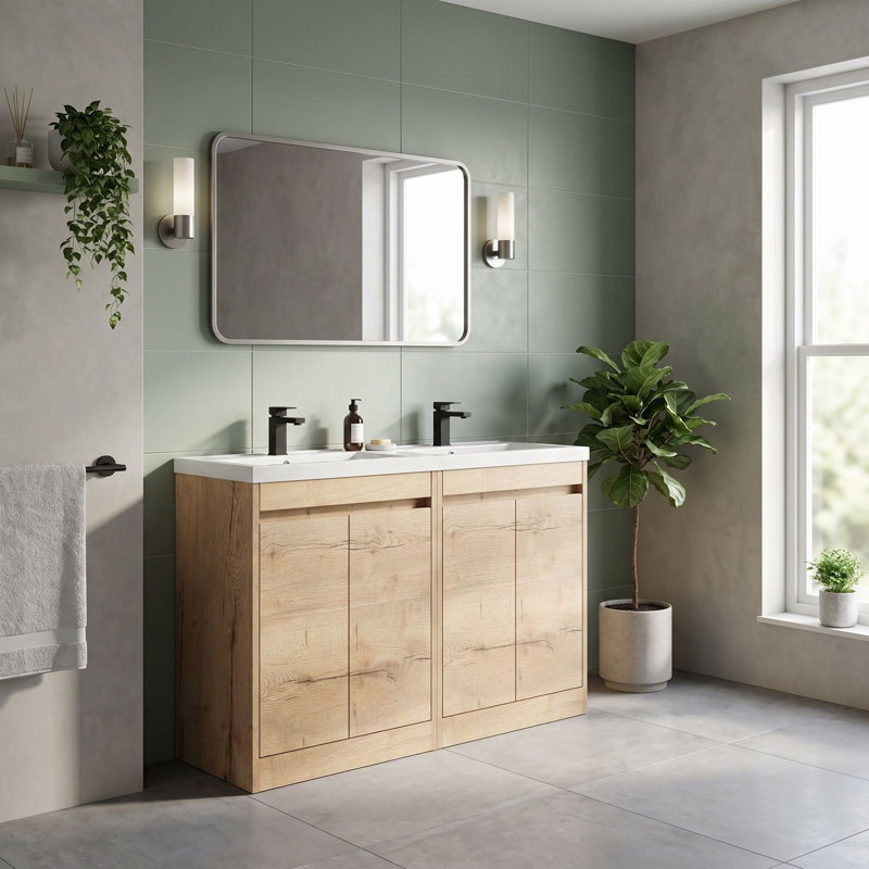 Havana 1240 mm Bathroom Vanity, Autumn Oak