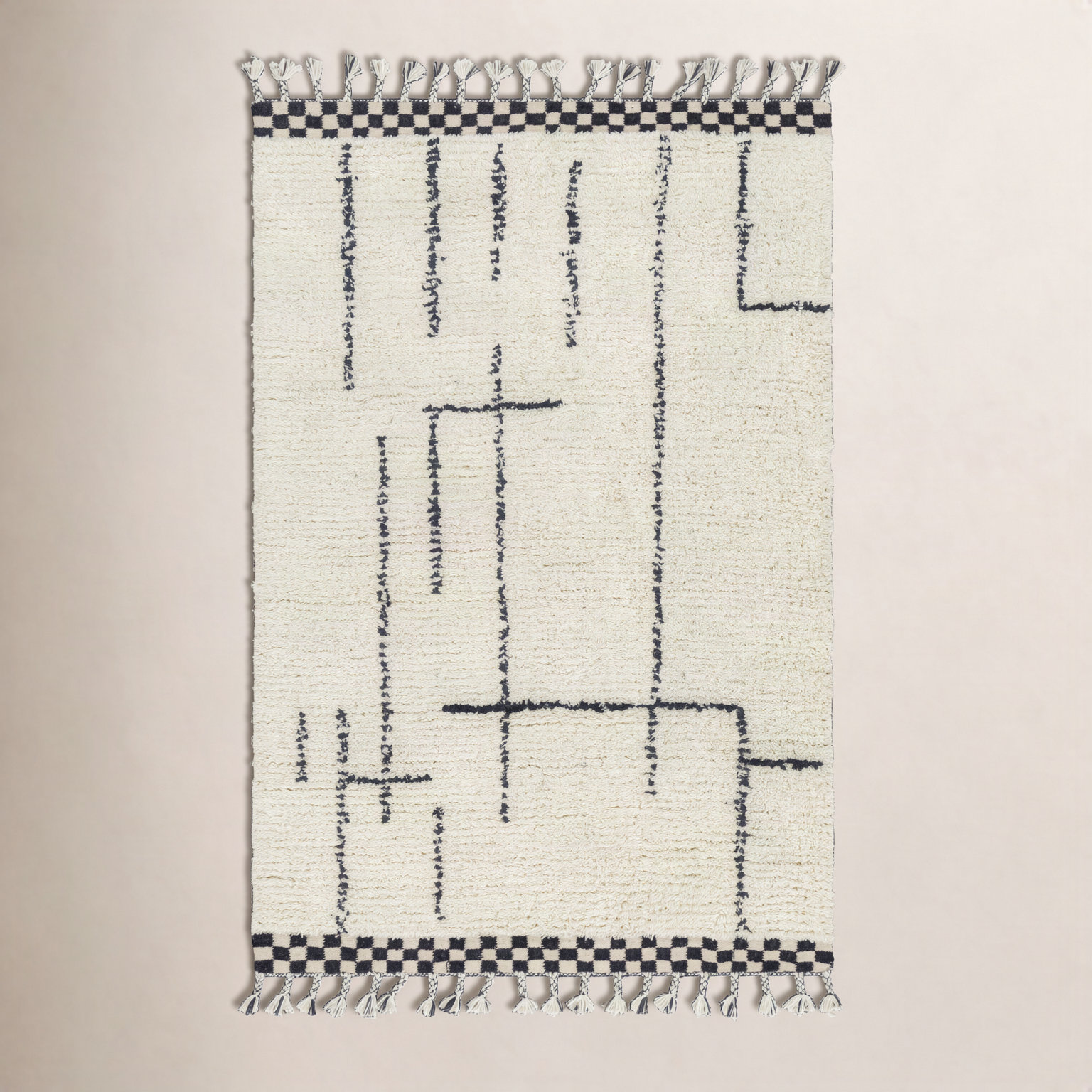 Keon Hand-Woven Abstract Rug, Rectangle 8' x 10'