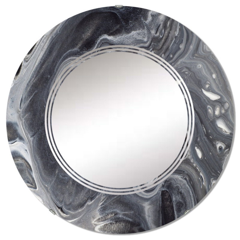 Circle Mirror, 24" x 24"