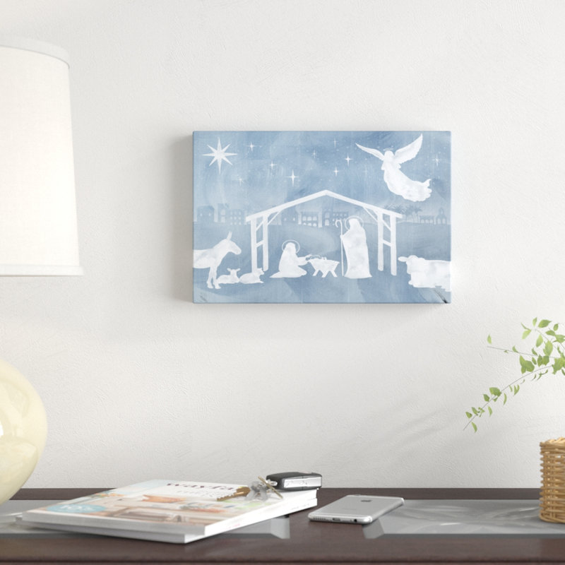 Star of Bethlehem Collection A by Grace Popp - Graphic Art Print, 20cm H x 30cm W, Wrapped Canvas