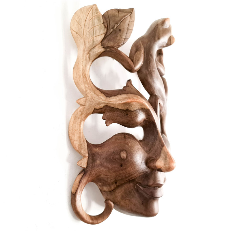 Handmade Abstract and Fantasy & Sci-Fi Solid Wood Wall Decor