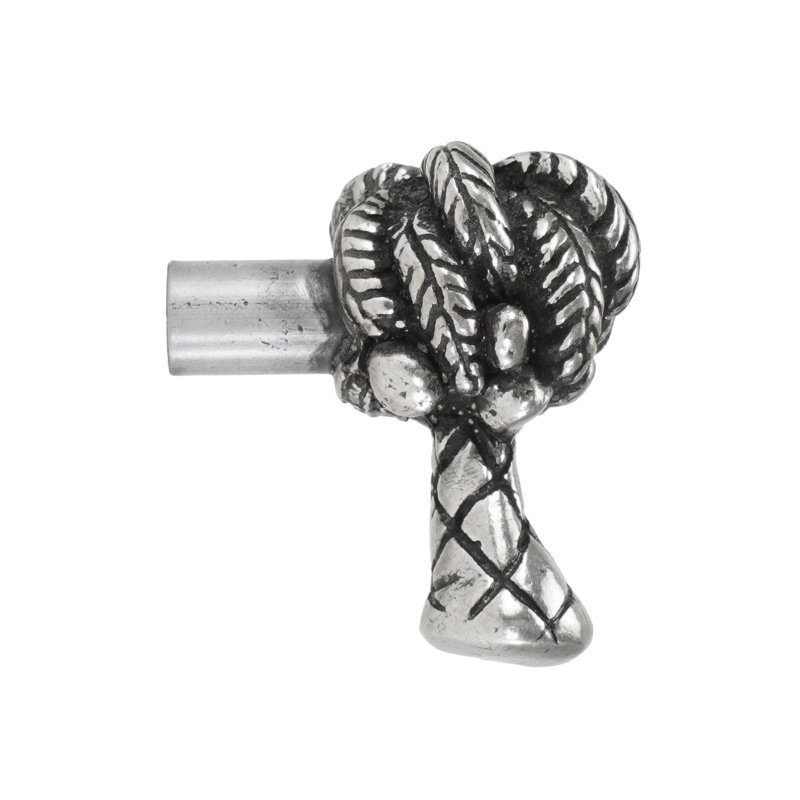 Tropical Palm tree knob in Chalice