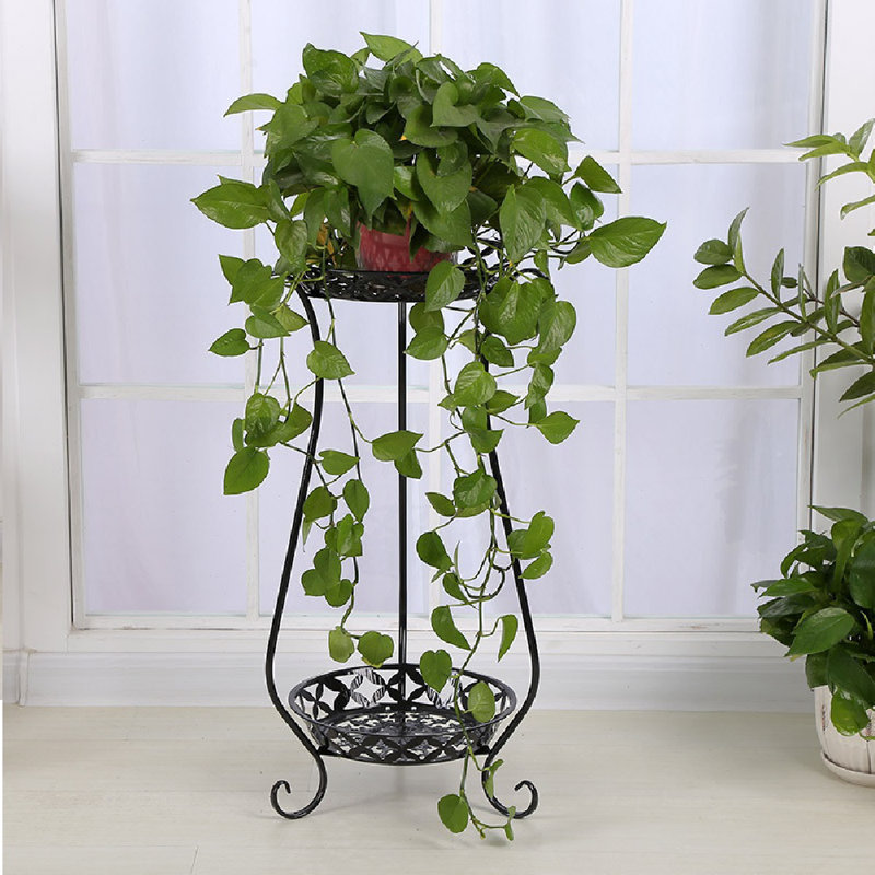 Support pour plante Costanzo, Noir