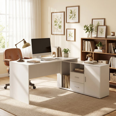 Koln L-Shaped Computer Desk