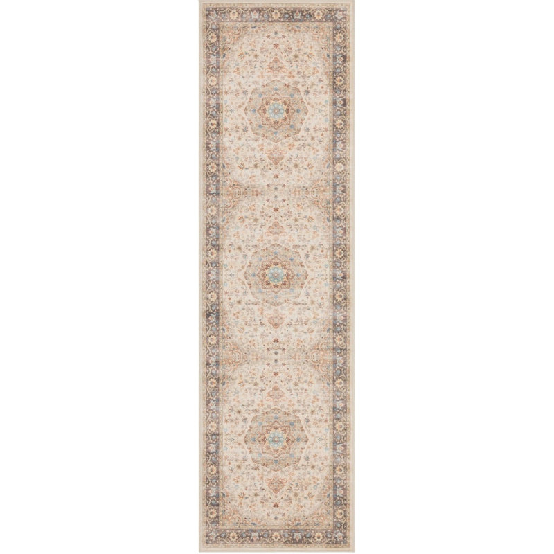 Eaglin 6091854BBADE41BCA2119C347CCC356E Ivory Runner Rug, 24" x 83"