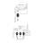 Widespread 2-handle Bathroom Faucet with Drain Assembly-79906660
