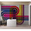 Murale abstraite pelez et collez - Technicolor-949040722
