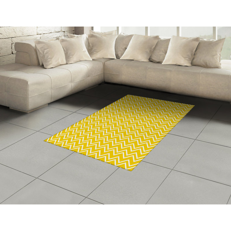 Modern High Density Long Fiber Poly Threads Decorative Area Rug Carpet, Rectangle 4' x 5'8"