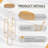 6 Rings Modern Led Chandeliers For Foyer Entryway High Ceiling,dimmable Long Staircase Chandeliers, Flush Mount 2700k-6000k-1891710928-1891710935