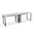 95'' Wide 2 People Metal Legs Study Desk-1003385132