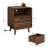 Modern End Table with Storage Cabinet & Built-in Charging Station for Living Room Bedroom-728481570
