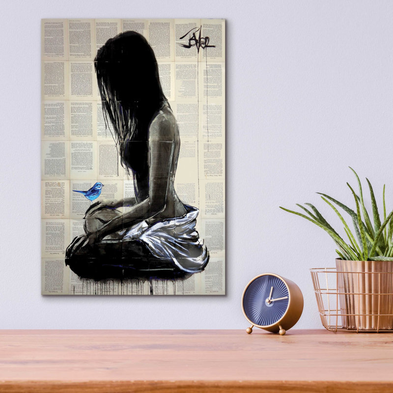 " Maiden Hope " by Loui Jover, 16" H x 12" W x 0.13" D