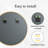Wall Mounted Round Mirror With Aluminum Alloy Frame, Tempered Glass Round Mirror-2137109787-2137109785