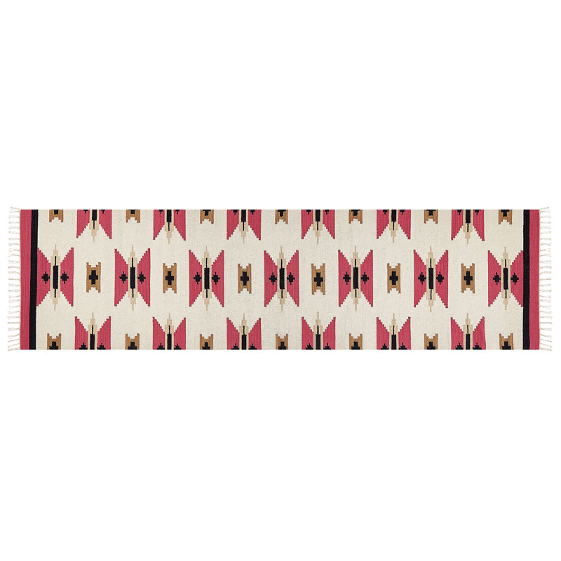 Skyla Moroccan Hand Woven Area Rug, Runner 80 x 300cm