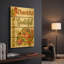 «Thanksgiving G» par Jean Plout, art mural en métal doré, 12 po x 16 po-545639948
