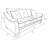 Rajrani Boucle Upholstered Sofa Light Grey-349696453