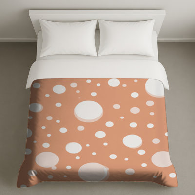 Polka Dots Bedding Pattern Duvet Cover Modern