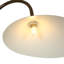 Lampe de table conique 1 lumière Mid-Century moderne à intensité variable avec abat-jour en métal, pour chambre à coucher