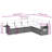 Vidaxl Garden Sofa Set Black