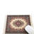 Beautiful Oriental Rug Style Mouse Pad, Rectangular Non-Slip Beige Micro Rug Computer Mouse Pad